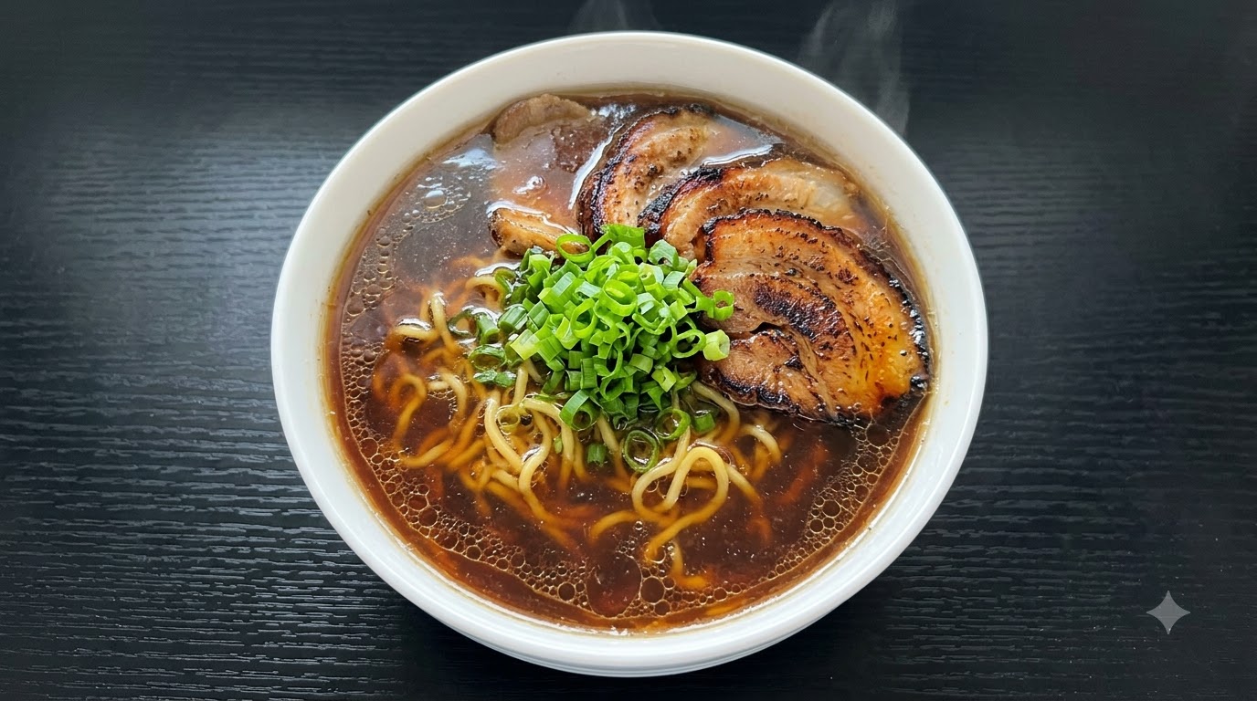 Simple Tonkotsu Pork Belly Ramen