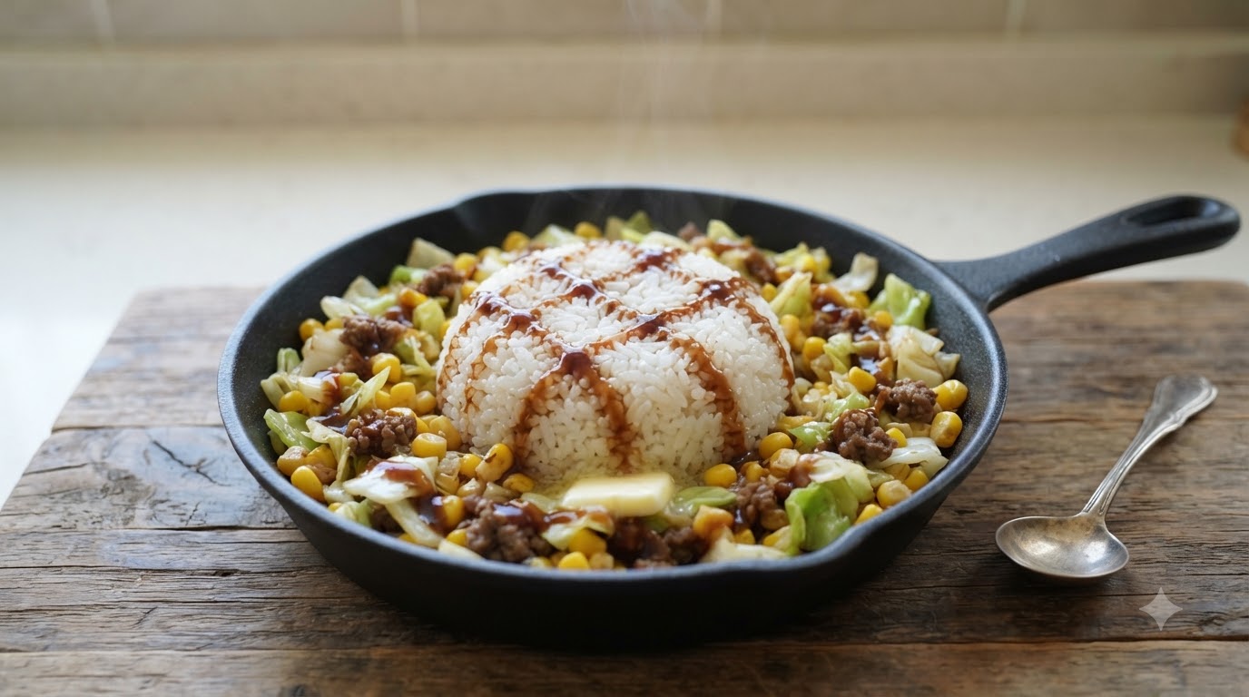 Japanese Butter Cabbage Fried Rice