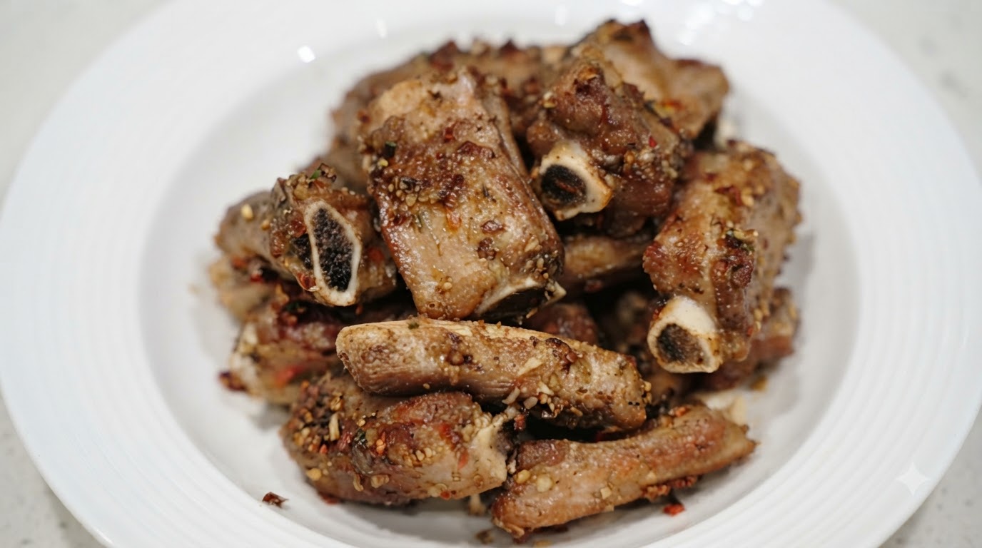 Crispy Garlic Cumin Spare Ribs