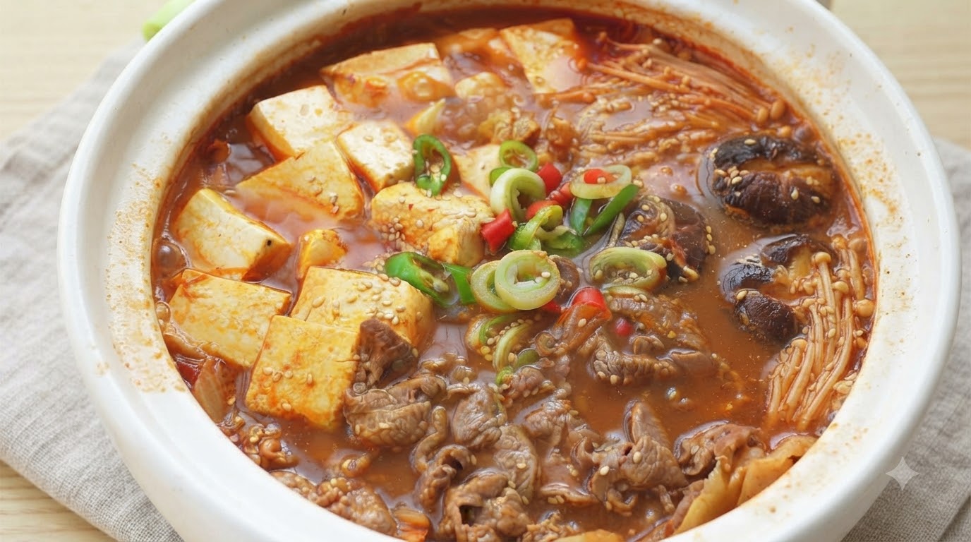 Korean Beef and Tofu Stew