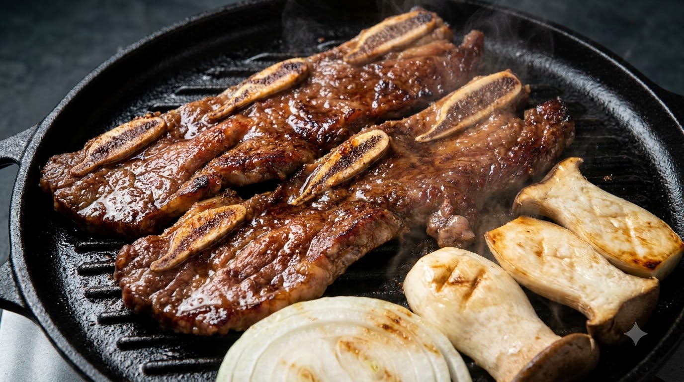 Authentic Korean-Style LA Galbi (BBQ Short Ribs)