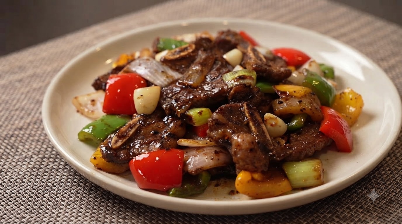 Hong Kong-Style Black Pepper Beef Short Ribs