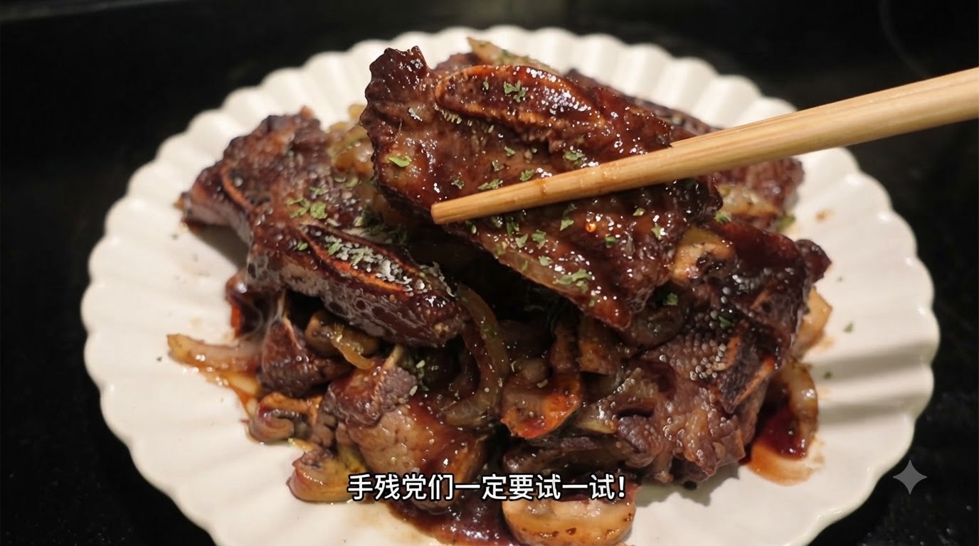 Korean Style BBQ Beef Short Ribs