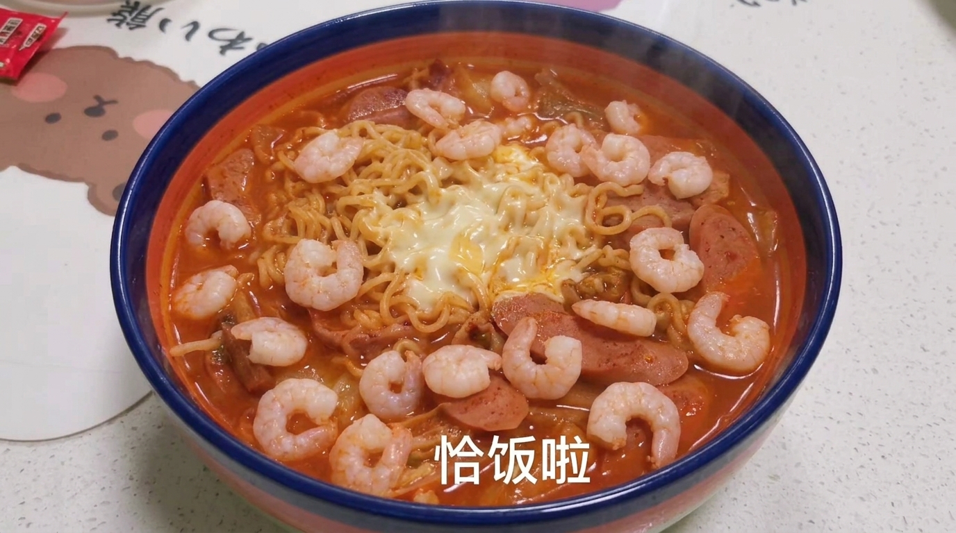 Korean Army Stew Style Ramen
